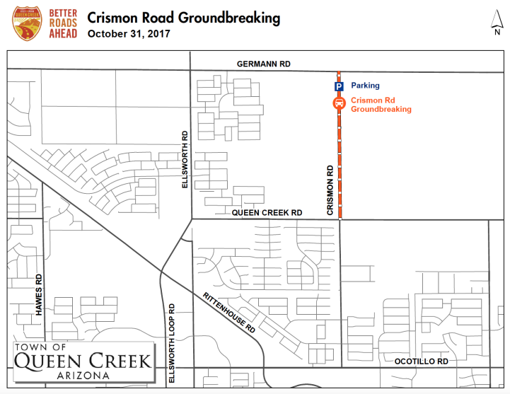 Parking Map Crismon Groundbreaking