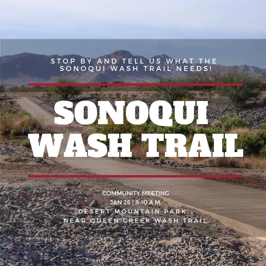 Sonoqui Wash Trail Design Flyer