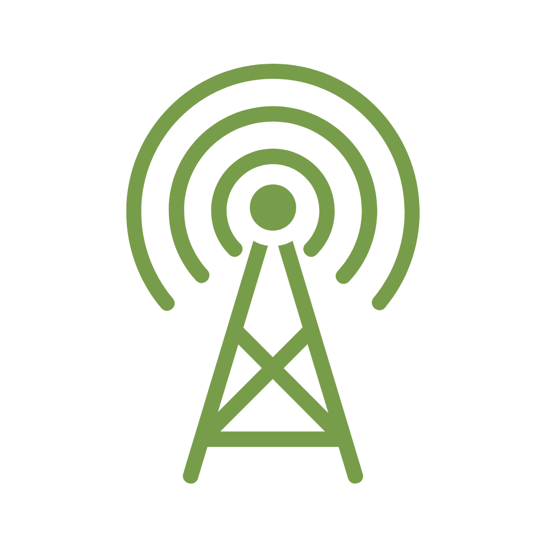 Cell phone tower icon