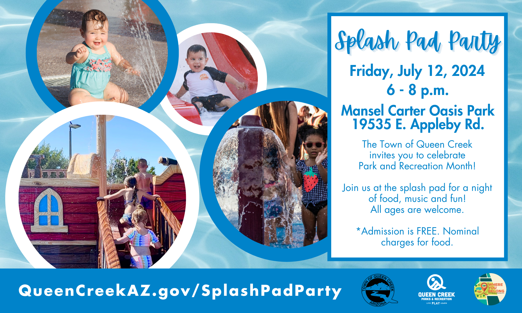 FINAL Splash Pad Party 2024 Flyer