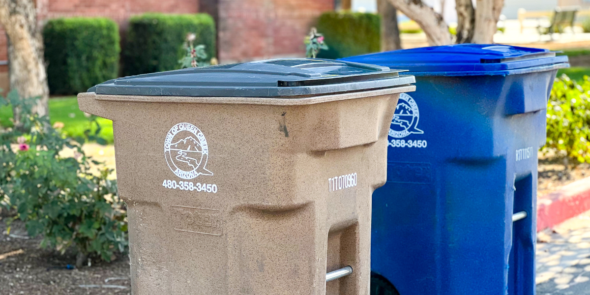 Trash and recycling carts