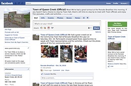 Facebook Town of Queen Creek Page